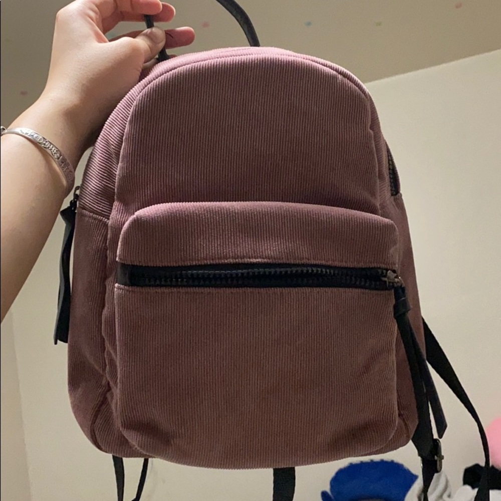 Small pink backpack